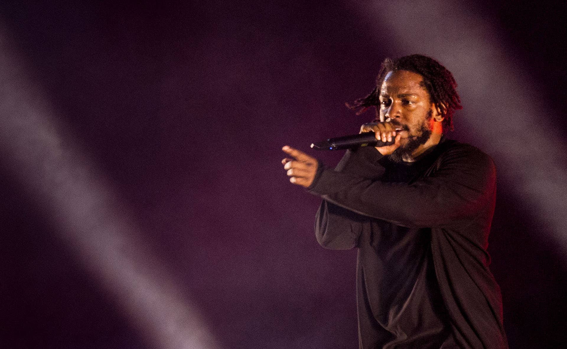 Kendrick Lamar performs at Lollapalooza Buenos Aires