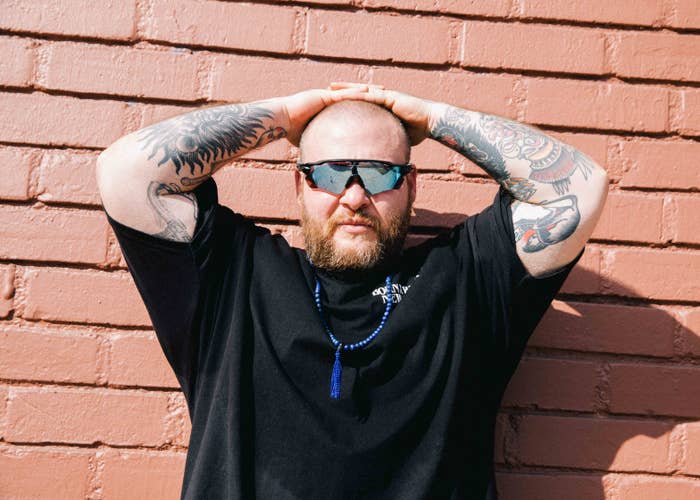 Action Bronson, photographed by Brock Fetch