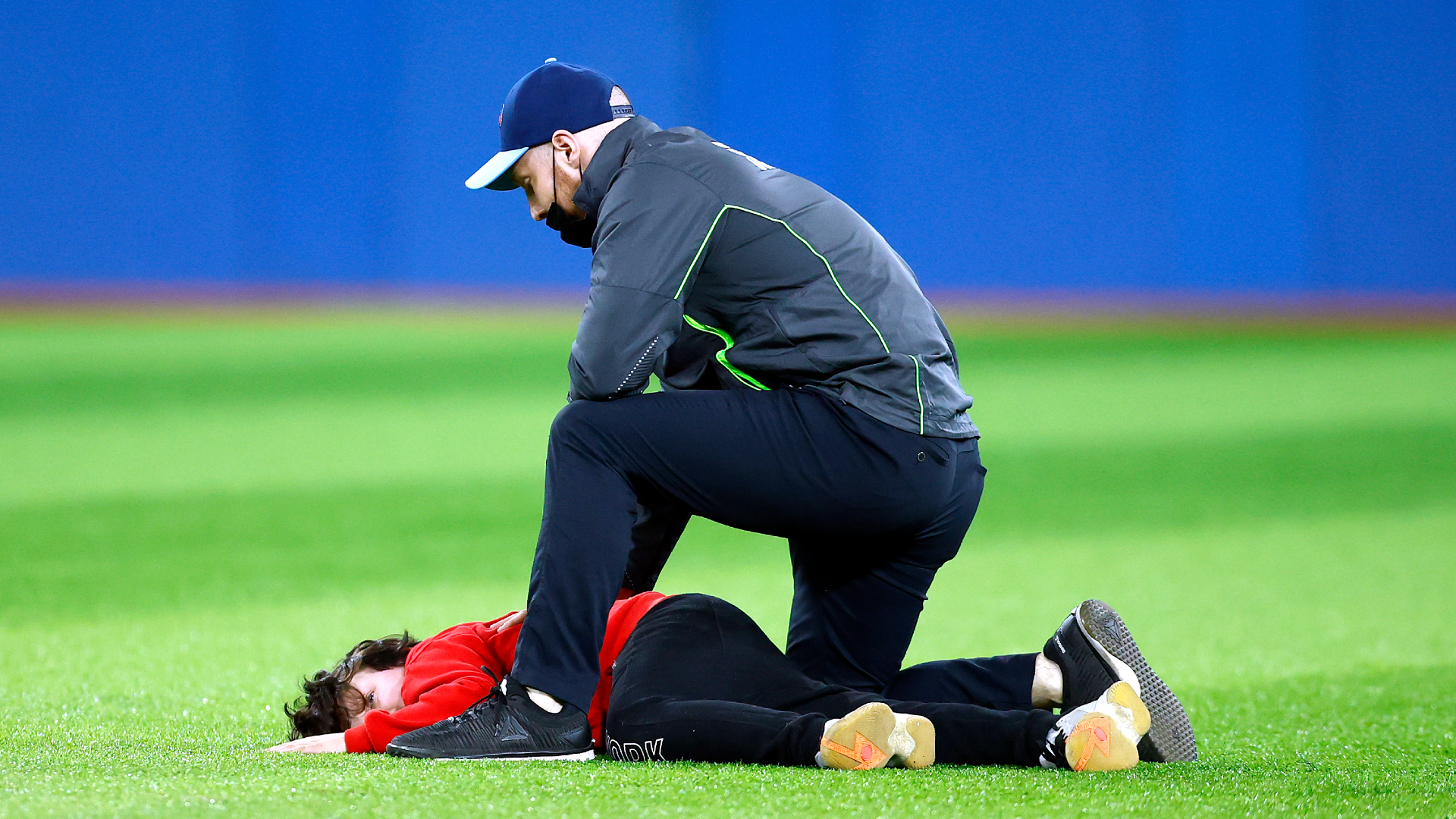 Two Kids Were Tackled by Security After Jetting Onto Field During