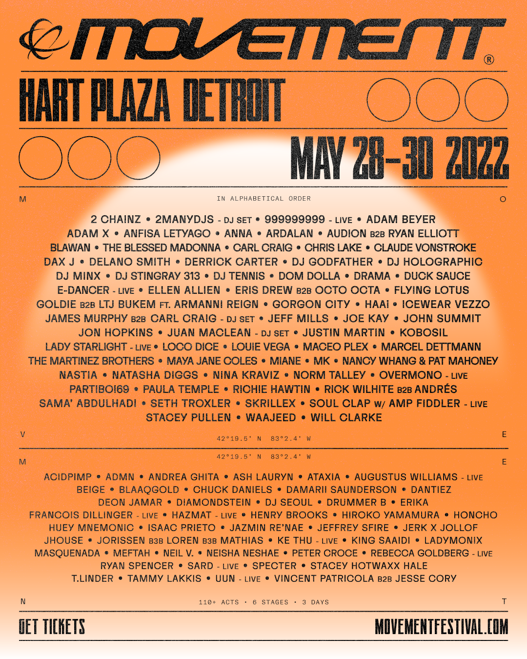 A flyer for Detroit&#x27;s Movement festival is shown