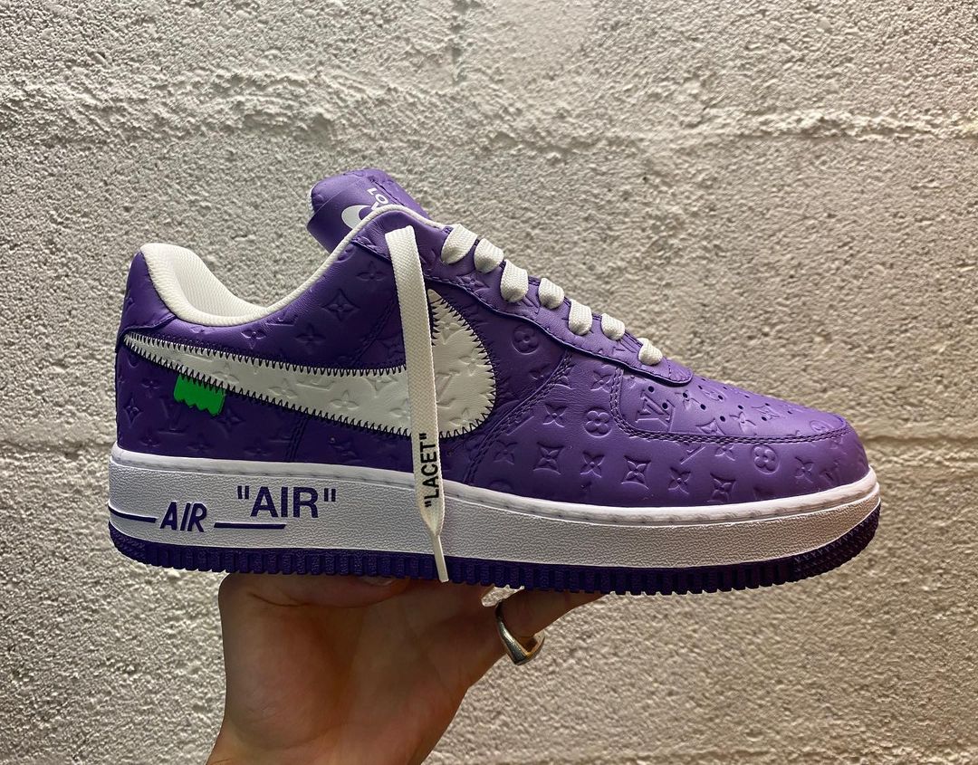 Louis Vuitton x Nike Air Force 1 Friends &amp; Family Purple