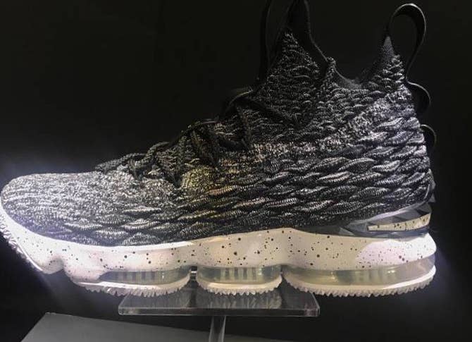 LeBron 15 Black White