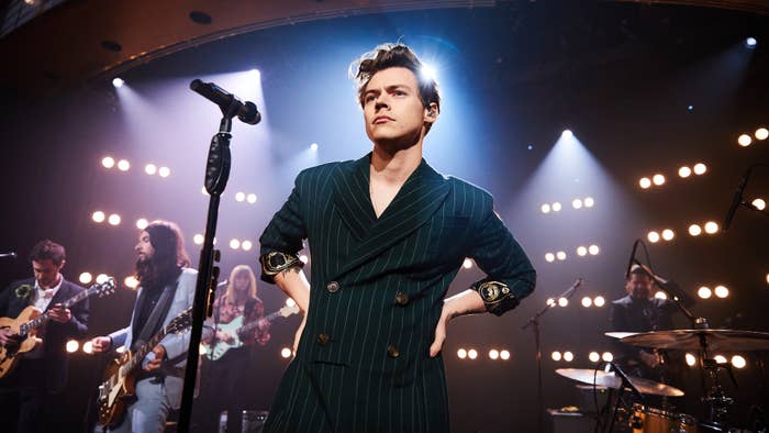 Harry Styles Performing on James Corden&#x27;s Show