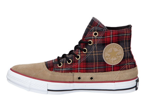 Tartan converse online boots