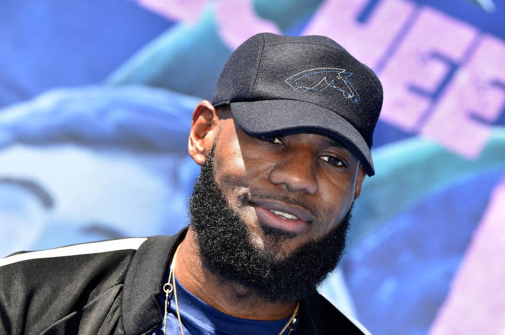 LeBron James Smallfoot Red Carpet 2018 Getty