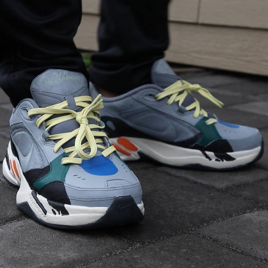 Nike Air Monarch Off-White Custom by True Blue - Nike Monarch Customs, Sole Collector