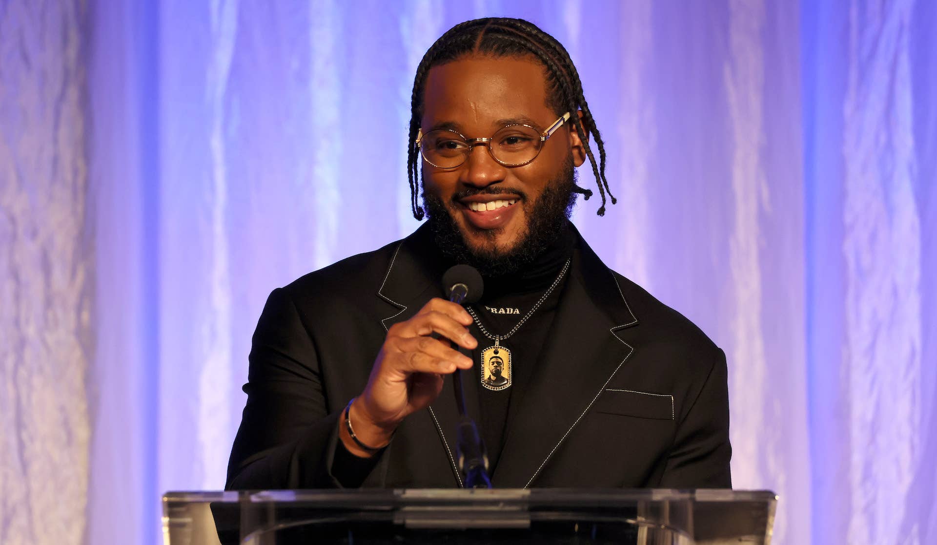 Ryan Coogler speaks onstage during the 14th Annual AAFCA Awards