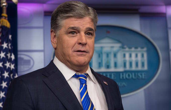 Sean Hannity in the White House.