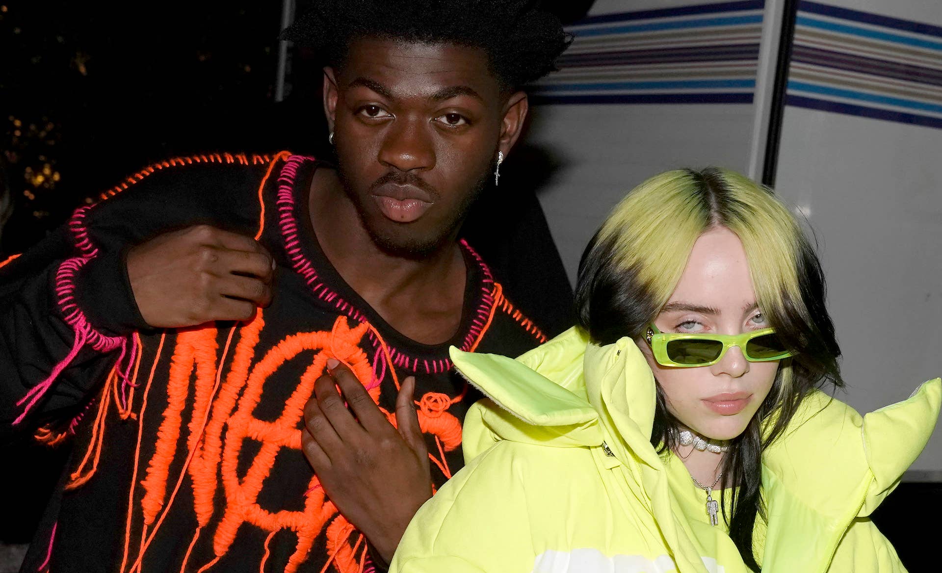 Lil Nas X and Billie Eilish for Grammys post