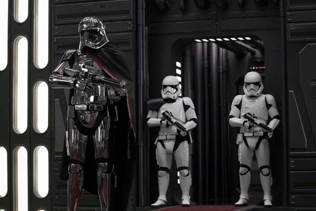 Captain Phasma and some Stormtroopers from &#x27;Star Wars: The Last Jedi&#x27;