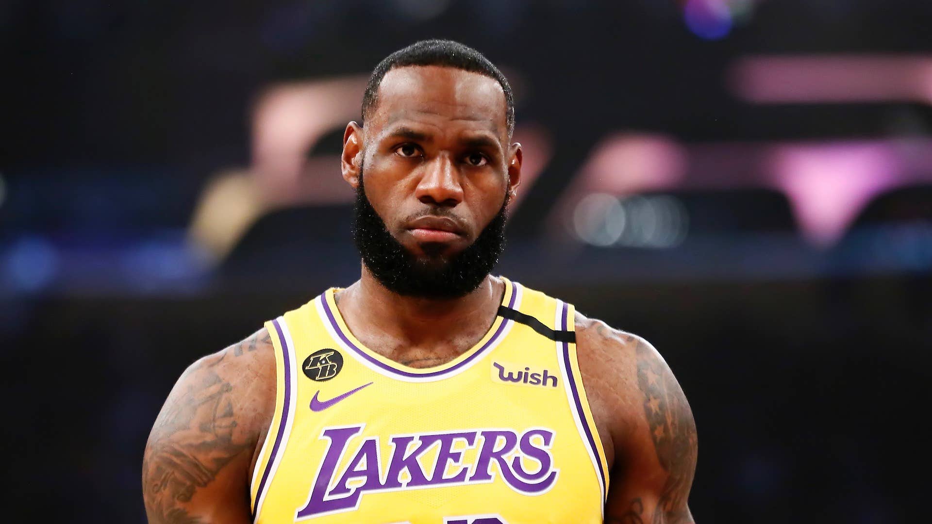 LeBron James Sports $28,000 Worth of Louis Vuitton for Opening Night