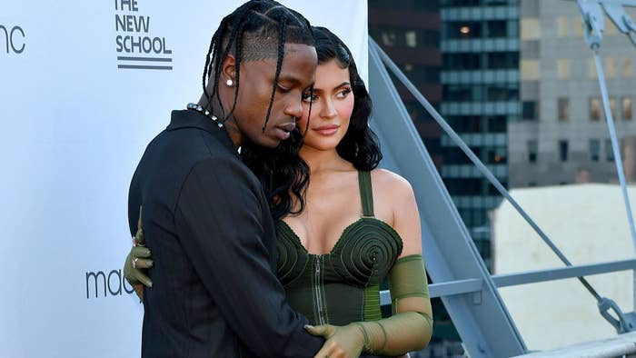 Travis Scott and Kylie Jenner attend the The 72nd Annual Parsons Benefit