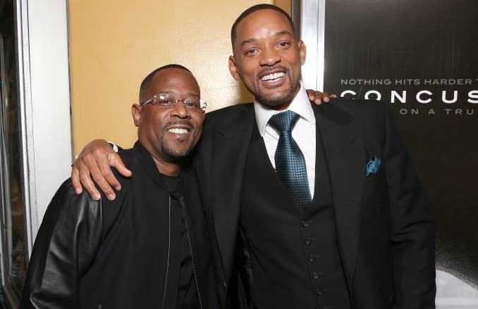 Martin Lawrence and Will Smith attend a screening Of Columbia Pictures&#x27; &quot;Concussion&quot;