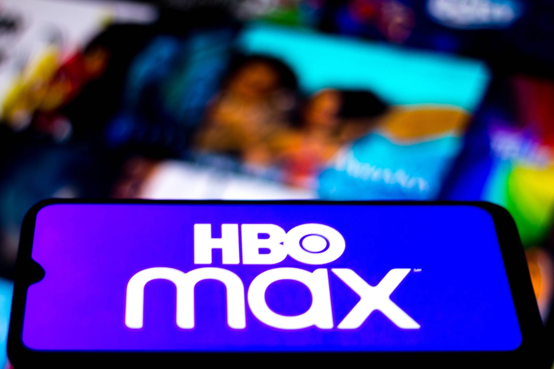 HBO Max logo seen displayed on a smartphone