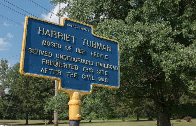 Harriet Tubman sign