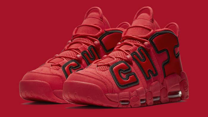 Nike Air More Uptempo QS Chicago Red Release Date Main AJ3138 600