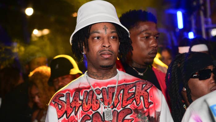 Rapper 21 Savage attends 21 Savage&#x27;s Freaknik22: The Sequel