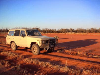 4WD in Australian outback