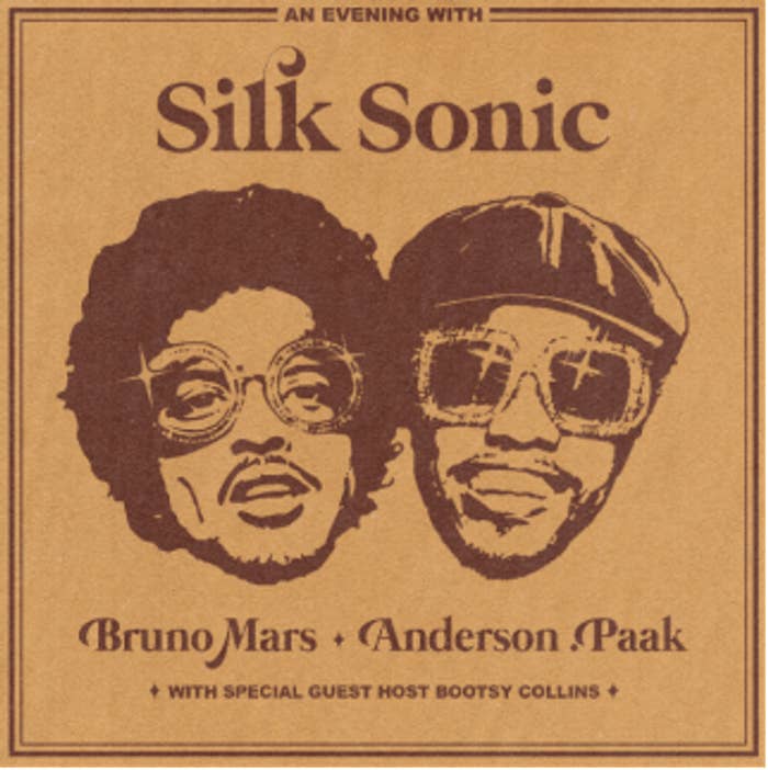 Silk Sonic album cover art.