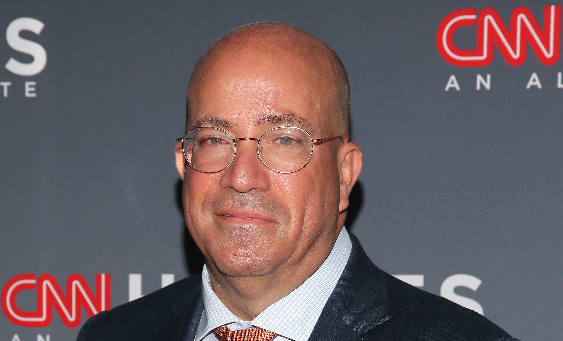 Jeff Zucker on a red carpet for CNN event