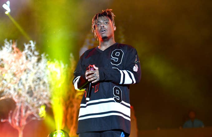 Singer JUICE WRLD performs onstage during day one of the Rolling Loud