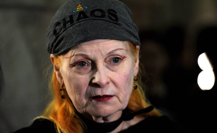 Vivienne Westwood Wearing Chaos Beanie in 2010