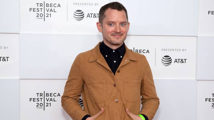 Elijah Wood attends &#x27;No Man Of God&#x27; Premiere during the 2021 Tribeca Festival.