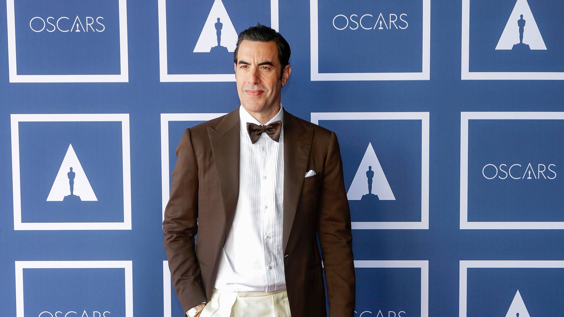 Sacha Baron Cohen attends a screening of the Oscars