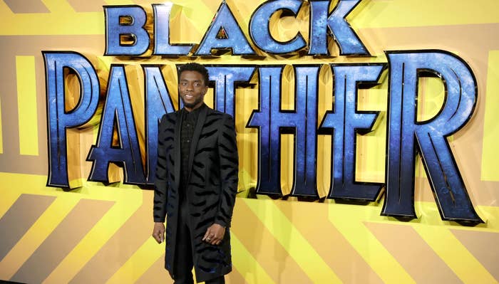 Chadwick Boseman attends premiere of &#x27;Black Panther&#x27;