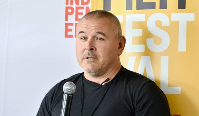 Tim Miller speaks onstage at Coffee Talks: Directors during the 2016 Los Angeles Film Festival