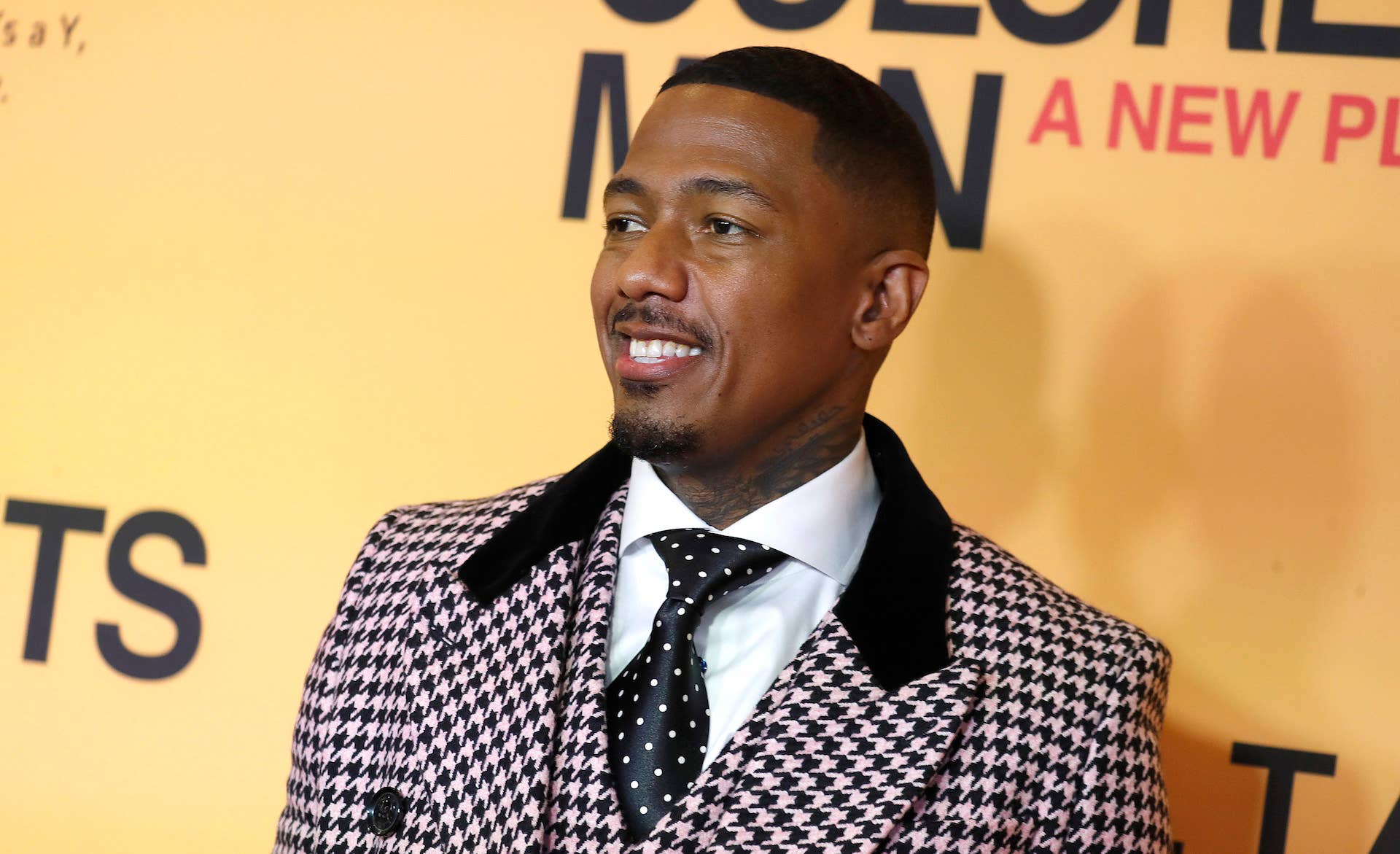 Nick Cannon on red carpet for 'Thoughts of a Colored Man' premiere