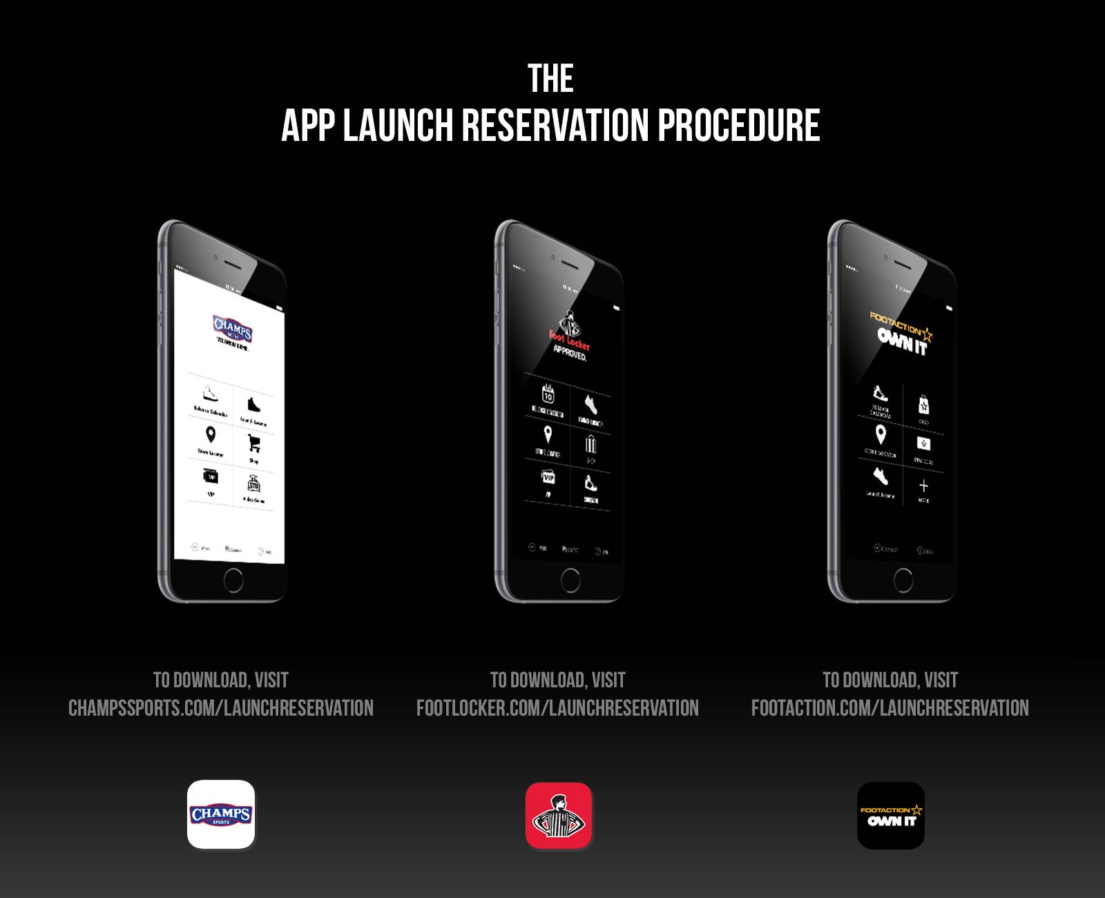 Foot Locker Launch Reservation App
