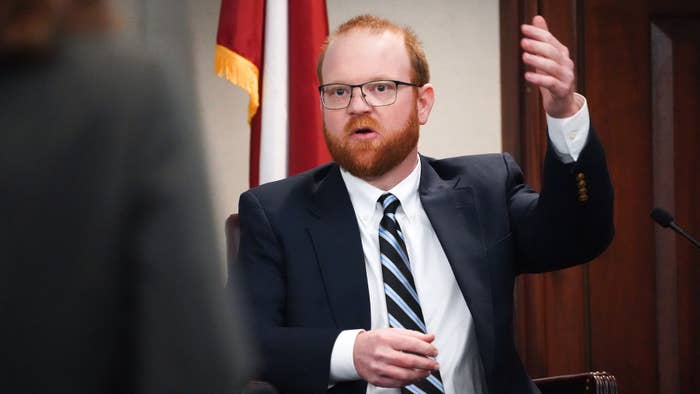 Travis McMichael Testifying in Court