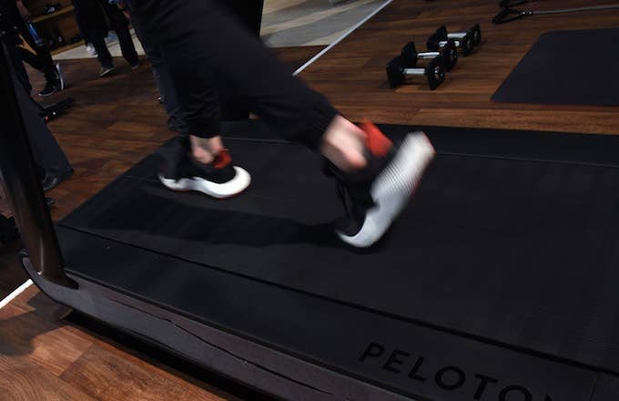A treadmill at CES 2018