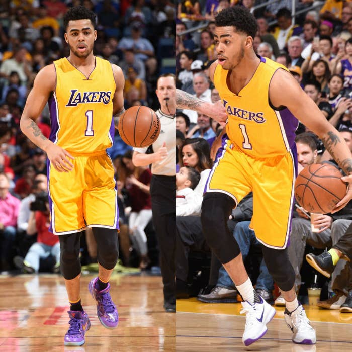 NBA #SoleWatch Power Rankings April 10, 2016: D&#x27;Angelo Russell