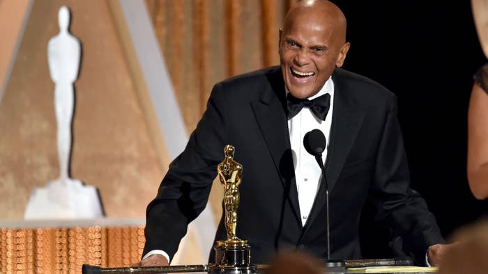 Harry Belafonte at the Oscars in 2014