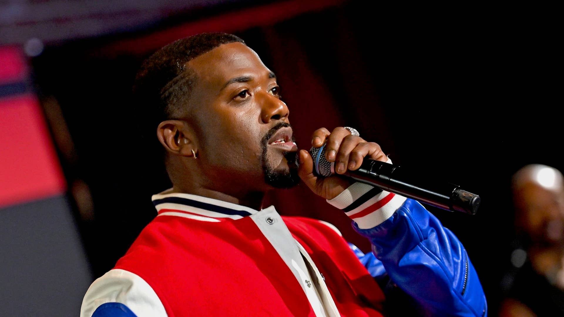 Ray J is seen onstage during the "College Hill Cast Meet & Greet"