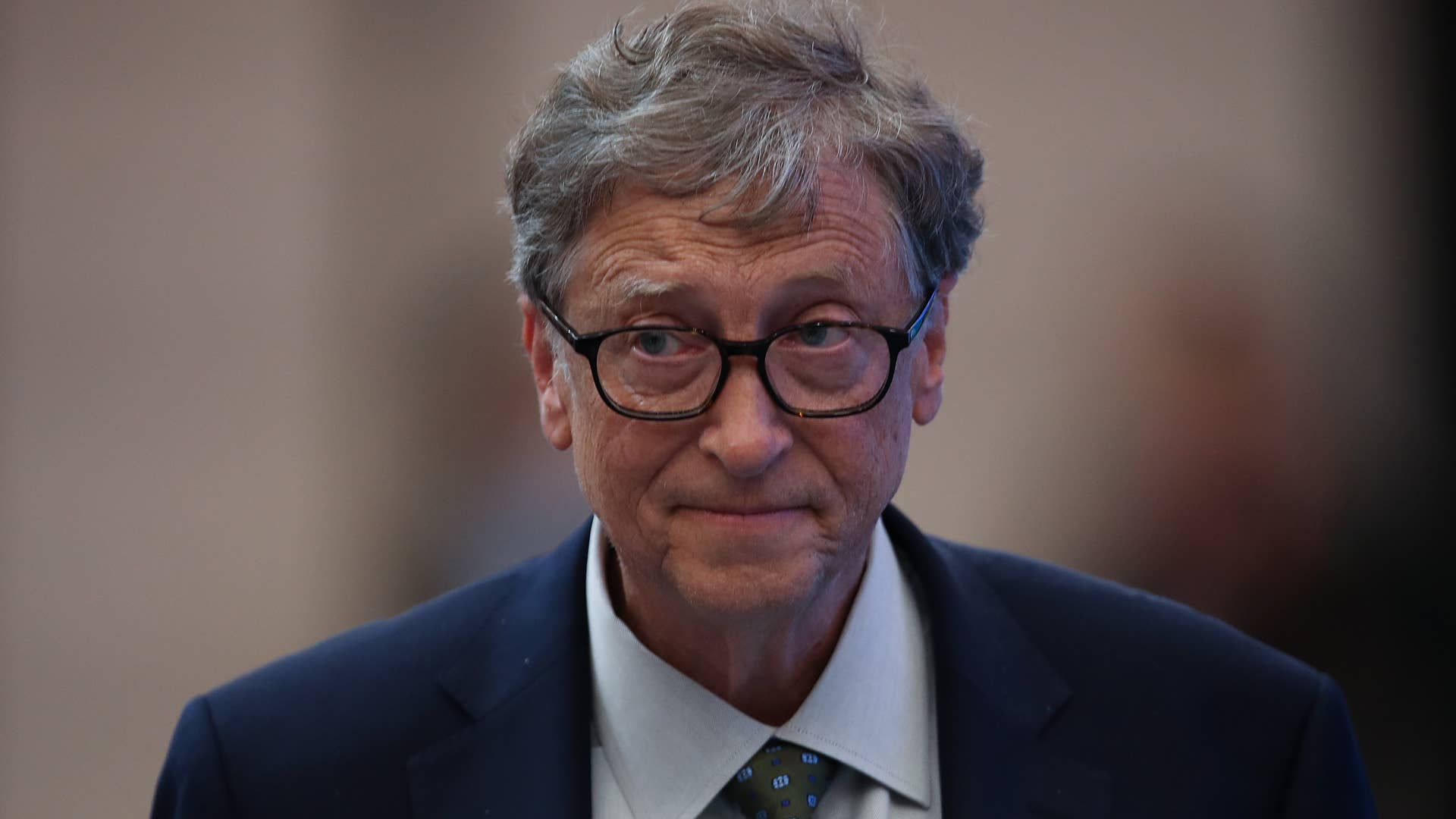 Bill Gates attends a forum at the first China International Import Expo.