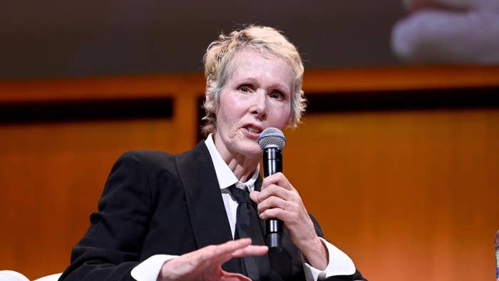 E. Jean Carroll speaks onstage during the How to Write Your Own Life panel