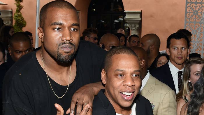 Kanye West and Jay-Z plus Just Blaze comments.