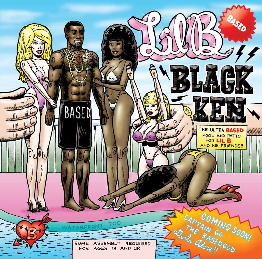 Lil B&#x27;s &#x27;Black Ken&#x27; art.
