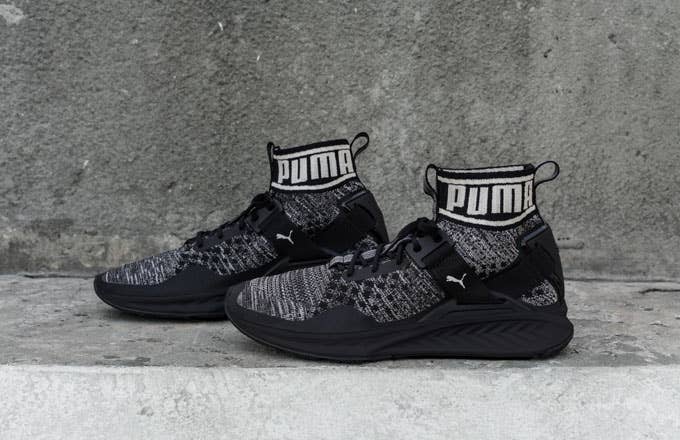 promo post evoknit black shoes lead