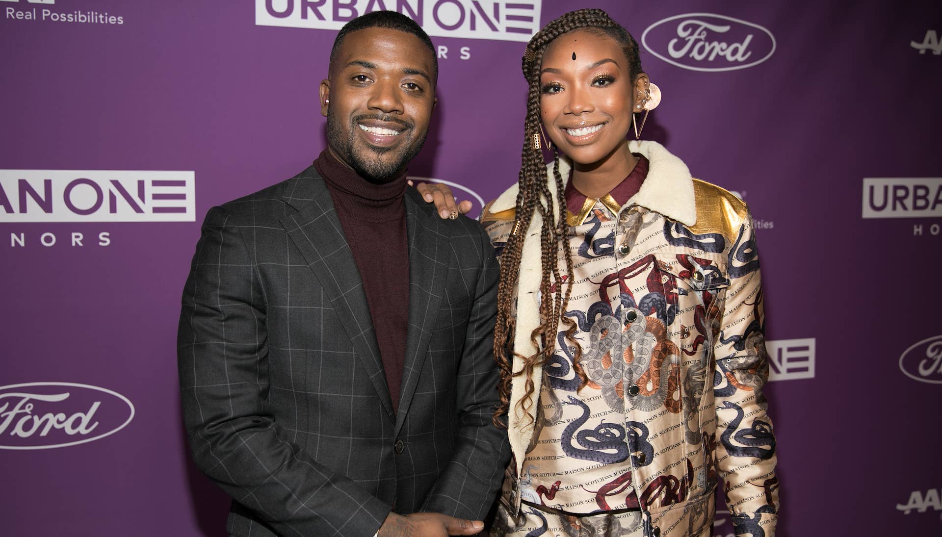 Ray J and Brandy attend the 2019 Urban One Honors