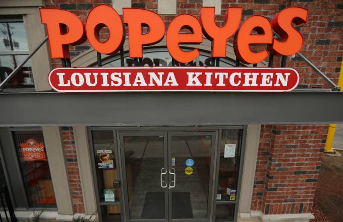Popeyes chain of chicken restaurants