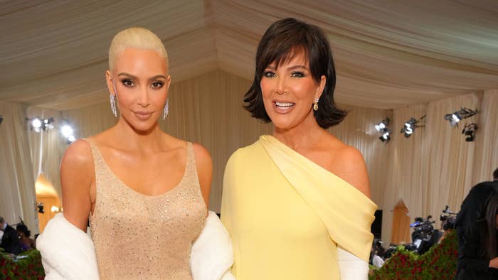 Kim Kardashian and Kris Jenner arrive at The 2022 Met Gala Celebrating &quot;In America: An Anthology of Fashion&quot;