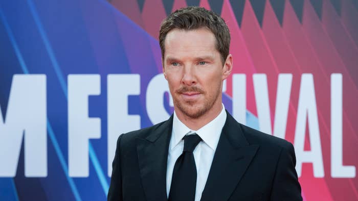 Benedict Cumberbatch attends &#x27;The Power of the Dog&#x27; premiere.