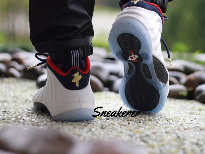 On Foot Look at the Nike Air Foamposite One &quot;Olympic&quot;