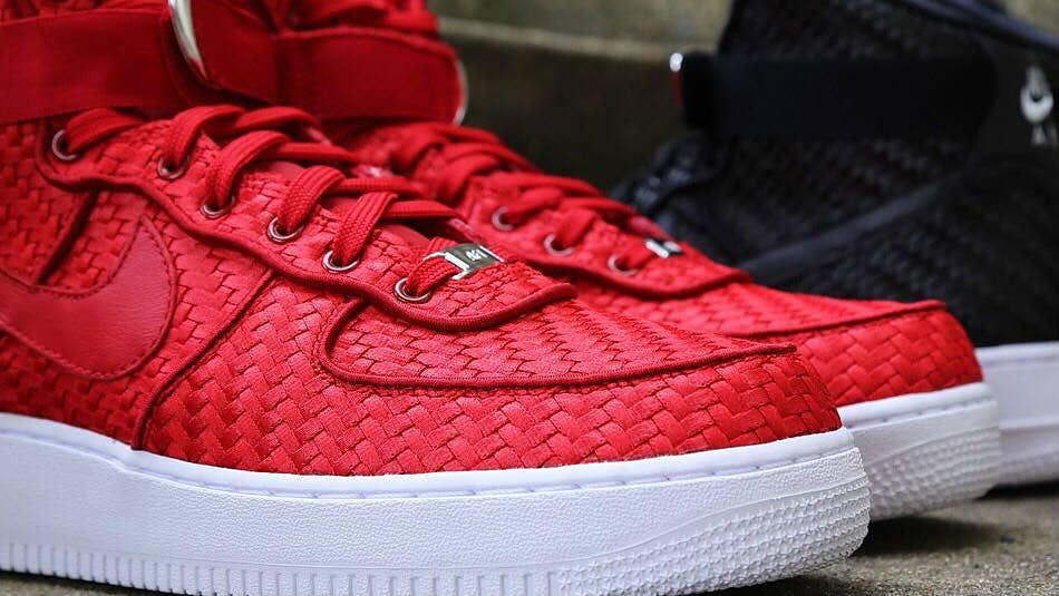 nike air force 1 high 07 lv8 red