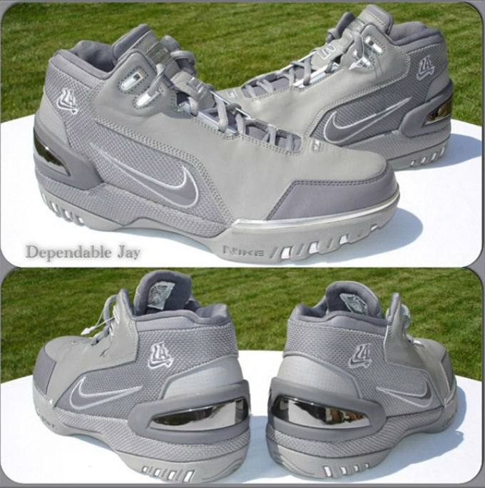 Nike Air Zoom Generation "Cool Grey All Star" Sample (2003)