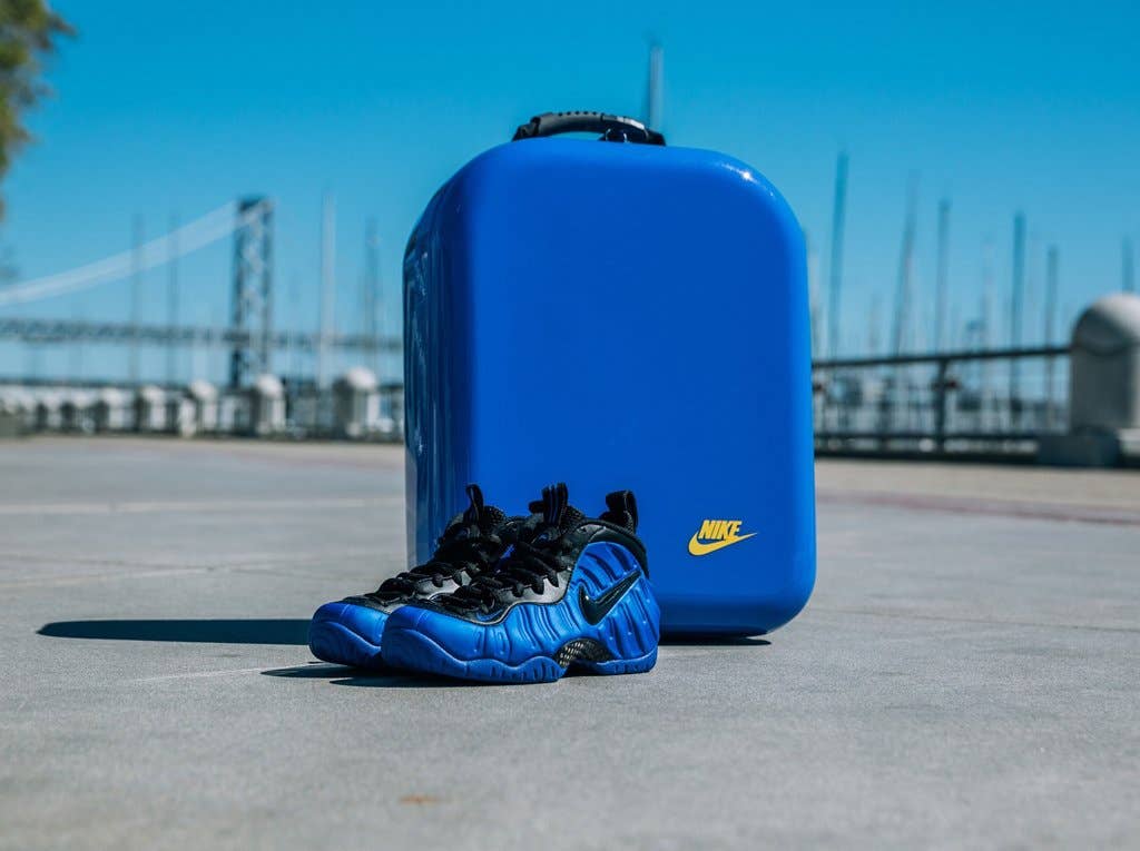 Nike Air Foamposite Pro Hyper Cobalt with Special Packaging at Golden Air